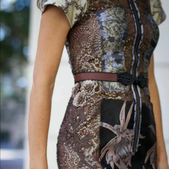 Byron Lars Beguile brocade sheath dress - Picture 2 of 7